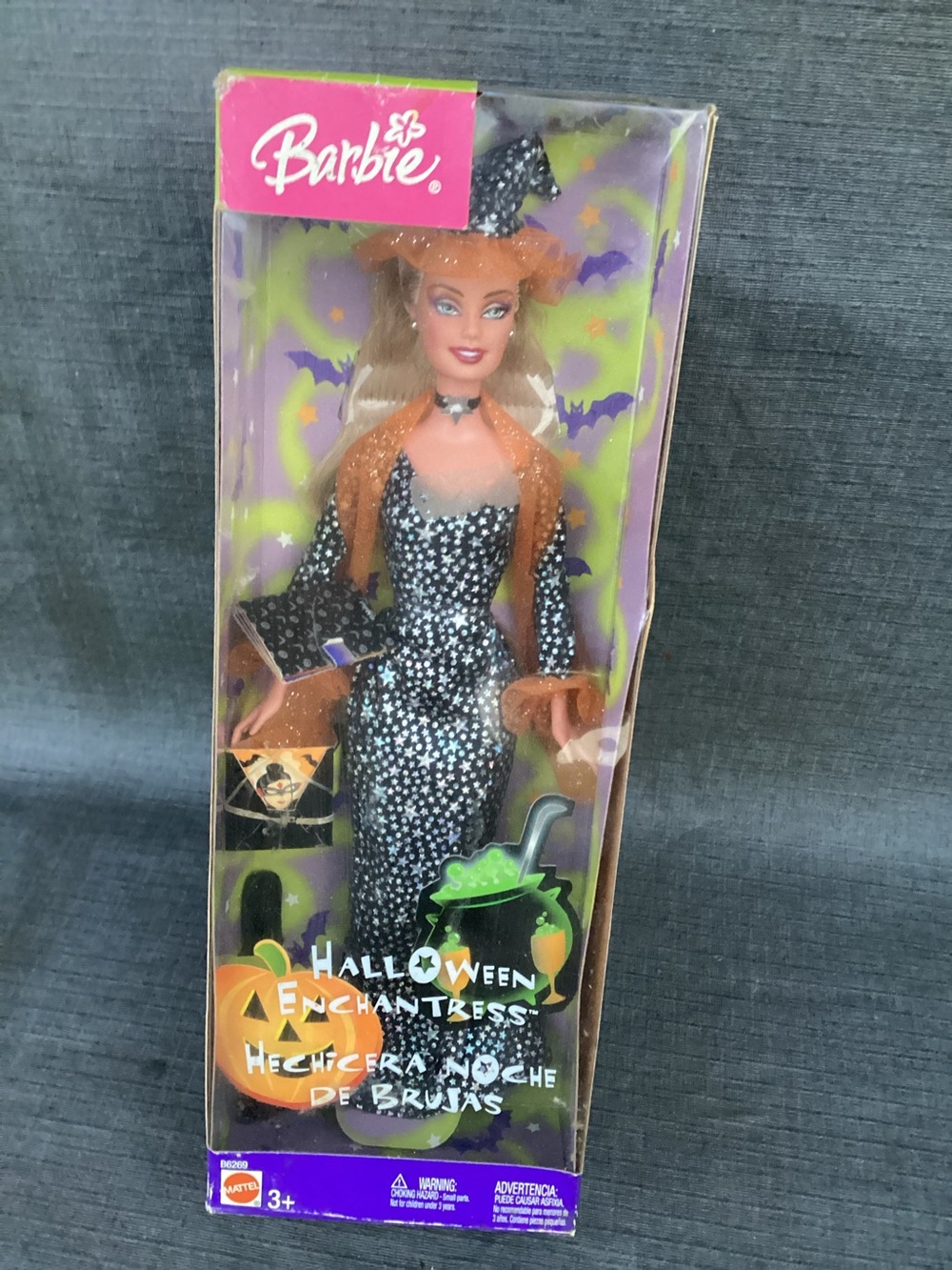 Mattel Barbie Halloween Enchantress Doll 2003, Model #B6269 New in Box